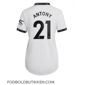 Manchester United Antony #21 Udebanetrøje Dame 2022-23 Kortærmet